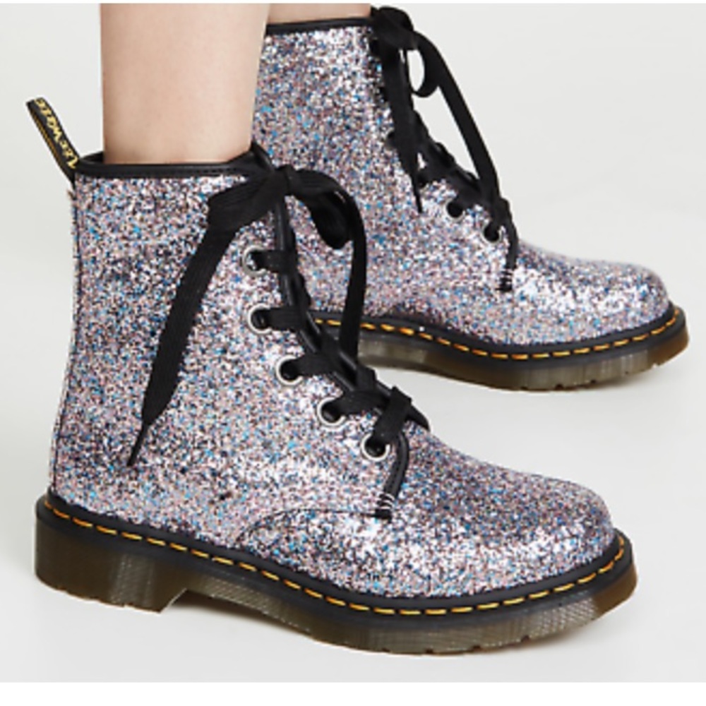 Kid's Collection Girl's 1460 Patent Glitter Boot